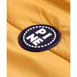 Pine Kids Full Sleeves Hooded Padded Jacket - Yellow