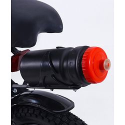 Pine Kids 14 Inch Rubber Air Tyres 99% Assembled Bicycle For Boys & Girls With Training Wheels - Black