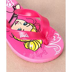 Pine Kids Flip Flops Barbie Print - Pink