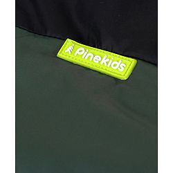 Pine Kids Full Sleeves Hooded Jacket - Olive Green