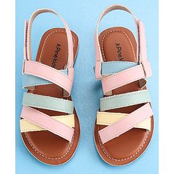 Pine Kids Open Toe Sandals - Pink Blue