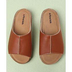 Pine Kids Open Toe Sandals - Tan
