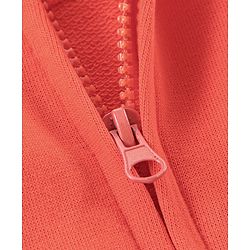 Pine Kids Full Sleeves Bio Wash Hooded Sweatshirt - Orange