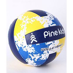 Pine Kids Volleyball for Kids | Outdoor Training Volleyball for Boys & Girls | Perfect for Playing | Birthday Gift | BIS Certified | Blue & Yellow