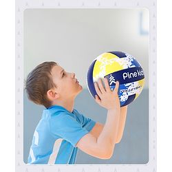 Pine Kids Volleyball for Kids | Outdoor Training Volleyball for Boys & Girls | Perfect for Playing | Birthday Gift | BIS Certified | Blue & Yellow