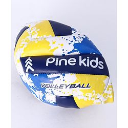 Pine Kids Volleyball for Kids | Outdoor Training Volleyball for Boys & Girls | Perfect for Playing | Birthday Gift | BIS Certified | Blue & Yellow