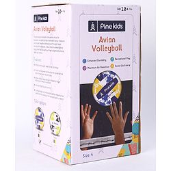 Pine Kids Volleyball for Kids | Outdoor Training Volleyball for Boys & Girls | Perfect for Playing | Birthday Gift | BIS Certified | Blue & Yellow