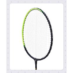 Pine Kids Badminton Set - Green & Black | Includes 2 Lightweight Rackets & 3 Shuttlecocks | Strong Frame, Easy Grip Handle | Perfect Outdoor/Indoor Sports Game for Kids.