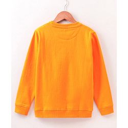 Pine Kids Full Sleeves Bio Washed Sweatshirt Text Graphic Pack of 2 - Yellow & Blue