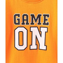 Pine Kids Full Sleeves Bio Washed Sweatshirt Text Graphic Pack of 2 - Yellow & Blue