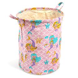 Pine Kids Laundry Bag Mermaid Print - Pink