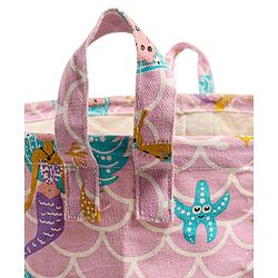 Pine Kids Laundry Bag Mermaid Print - Pink