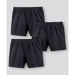 Pine Kids Cotton Anti Microbial & Biowashed Shorts Pack of 3 - Assorted