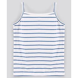 Pine Kids Anti-Microbial & Biowashed Sleeveless Slips Multi Print & Bow Pack Of 3 - Blue White