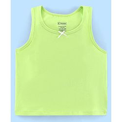 Pine Kids Cotton Sleeveless Slips Solid & Stripes Pack of 3 (Colour May Vary)