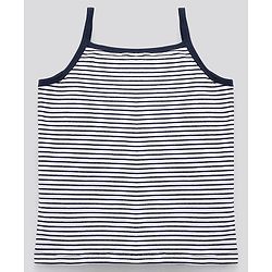 Pine Kids Anti-Microbial & Biowashed Sleeveless Slips Multi Print & Bow Pack Of 3 - Blue White