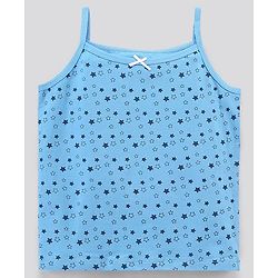 Pine Kids Anti-Microbial & Biowashed Sleeveless Slips Multi Print & Bow Pack Of 3 - Blue White