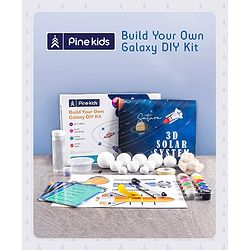 Pine Kids Build Your Own Galaxy DIY Kit - Multicolor
