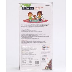 Pine Kids 3-in-1 DIY Slime Making Kit - Multicolor | Enhances Creativity, Hands-On Learning | Bring Out the Kids Creativity & Hidden Talents | Perfect Gift for Birthdays & Parties | BIS Certified
