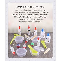 Pine Kids 3-in-1 DIY Slime Making Kit - Multicolor | Enhances Creativity, Hands-On Learning | Bring Out the Kids Creativity & Hidden Talents | Perfect Gift for Birthdays & Parties | BIS Certified