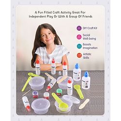 Pine Kids 3-in-1 DIY Slime Making Kit - Multicolor | Enhances Creativity, Hands-On Learning | Bring Out the Kids Creativity & Hidden Talents | Perfect Gift for Birthdays & Parties | BIS Certified