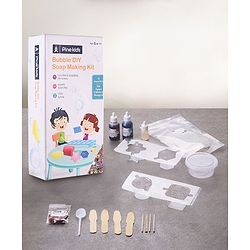 Pine Kids Bubble DIY Soap Making Kit - Multicolor