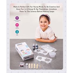 Pine Kids Bubble DIY Soap Making Kit - Multicolor