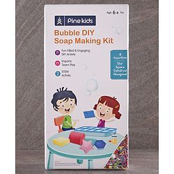 Pine Kids Bubble DIY Soap Making Kit - Multicolor