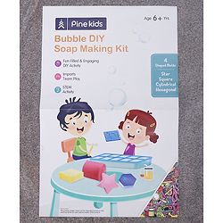 Pine Kids Bubble DIY Soap Making Kit - Multicolor