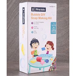 Pine Kids Bubble DIY Soap Making Kit - Multicolor