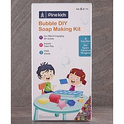 Pine Kids Bubble DIY Soap Making Kit - Multicolor
