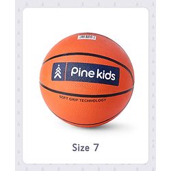 Pine Kids Size 7 Basketball - Orange