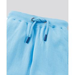 Pine Kids Full Length Biowashed Track Pants Text Print - Blue