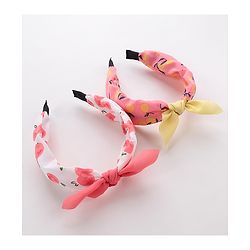 Pine Kids Hair Bands Pack of 2 - Light Pink White
