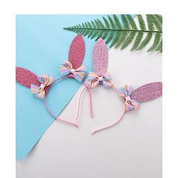 Pine Kids Hair Bands Pack of 2 - Light & Dark Pink