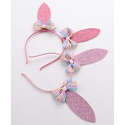Pine Kids Hair Bands Pack of 2 - Light & Dark Pink