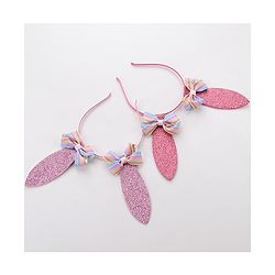 Pine Kids Hair Bands Pack of 2 - Light & Dark Pink