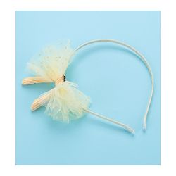 Pine Kids Hair Band With Bow - Yellow