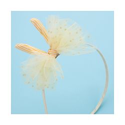 Pine Kids Hair Band With Bow - Yellow