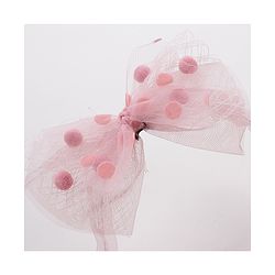 Pine Kids Hair Band With Bow - Pink