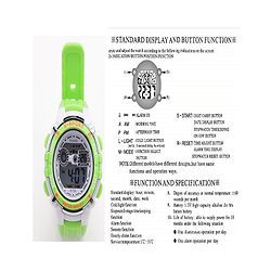 Pine Kids Digital Watch - Green