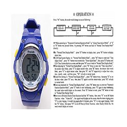 Pine Kids Digital Watch - Blue