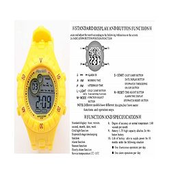 Pine Kids Digital Watch - Yellow