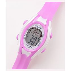 Pine Kids Digital Watch Free Size Girl- Purple