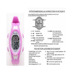 Pine Kids Digital Watch Free Size Girl- Purple