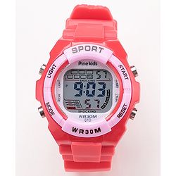 Pine Kids Digital Watch - Red