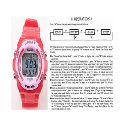 Pine Kids Digital Watch - Red