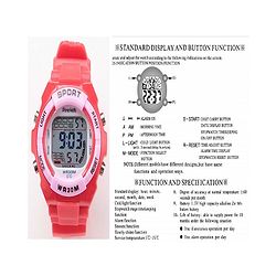 Pine Kids Digital Watch - Red