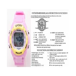 Pine Kids Digital Watch - Red