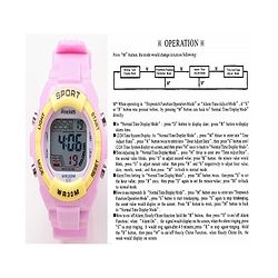 Pine Kids Digital Watch - Red